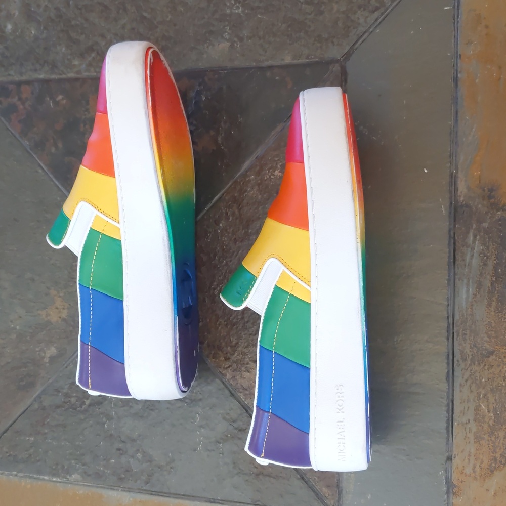 MK Dylan Rainbow Slip On Shoe - Picture 2 of 7